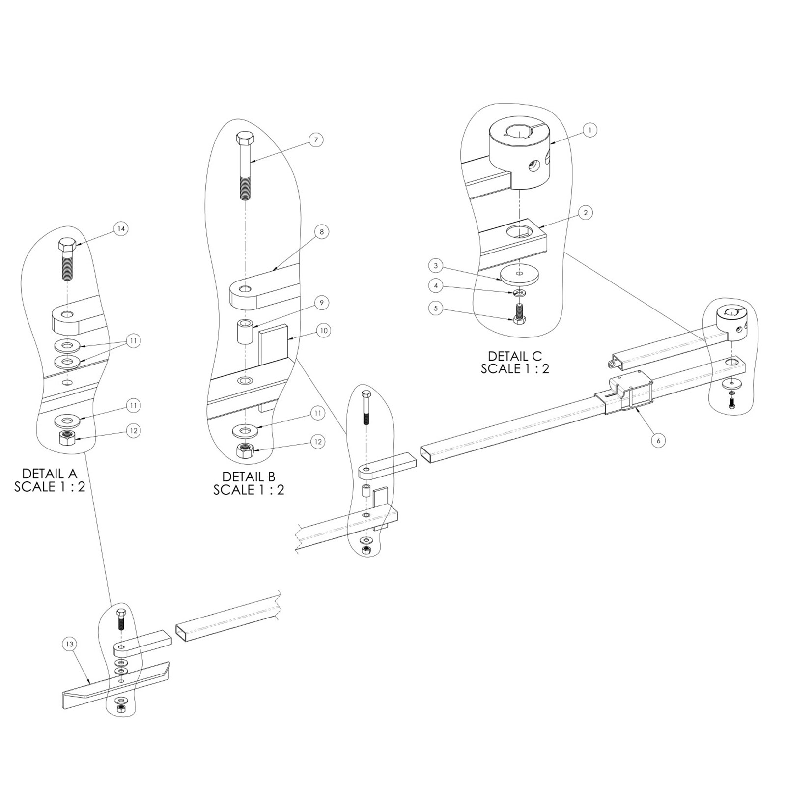 SW-320 DC Replacement Parts Diagram