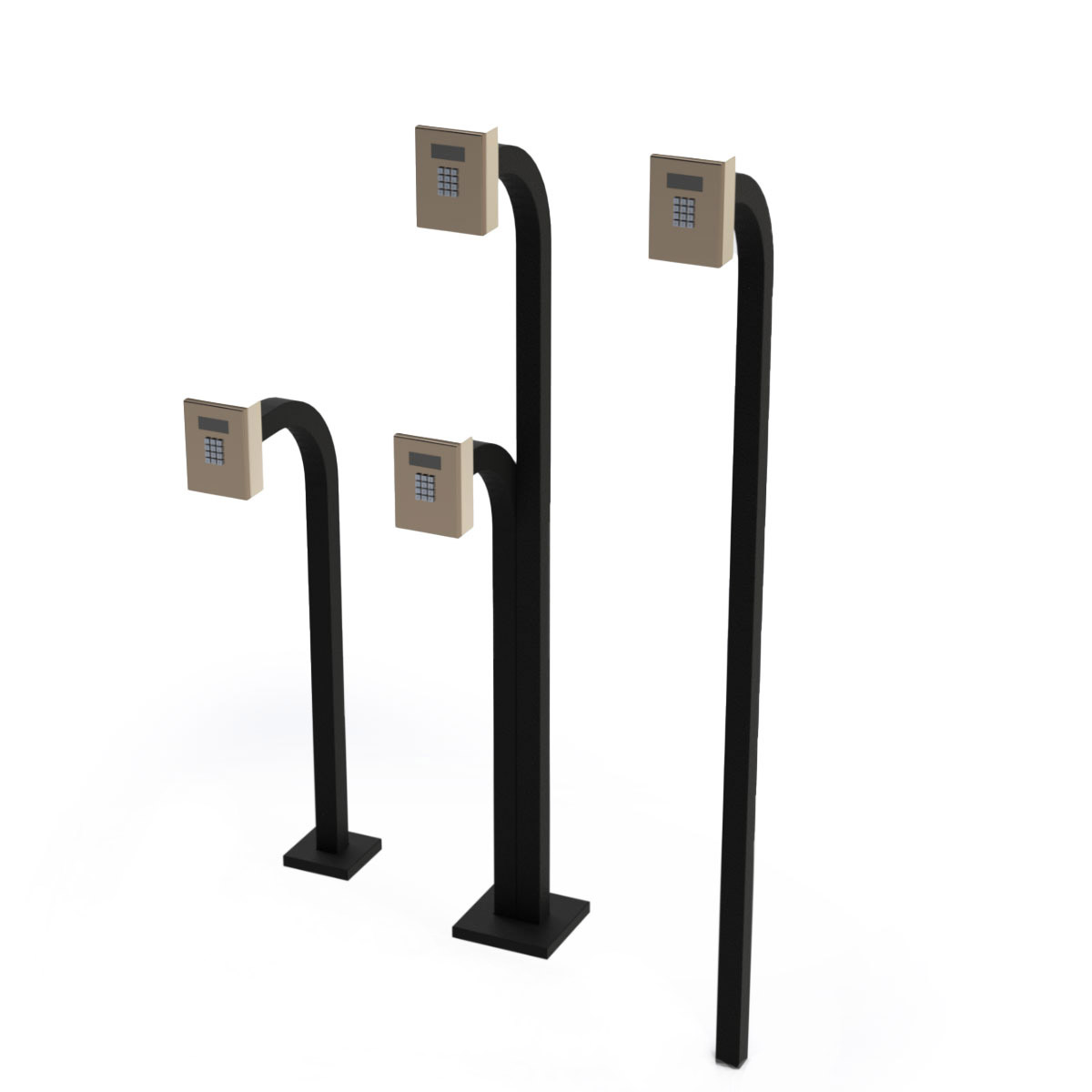 Gooseneck Pedestal Stands